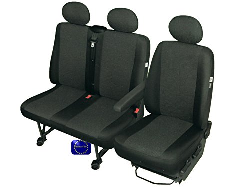 pitshop24 Sitzbezüge, Sitzschoner,3-Sitzer Fahrersitzbezug, Doppelbank, kompatibel mit Renault für den Trafic II bis 2014 pitshop24 Sitzbezüge, Sitzschoner,3-Sitzer Fahrersitzbezug, Doppelbank, kompatibel mit Renault für den Trafic II bis 2014 von pitshop24de