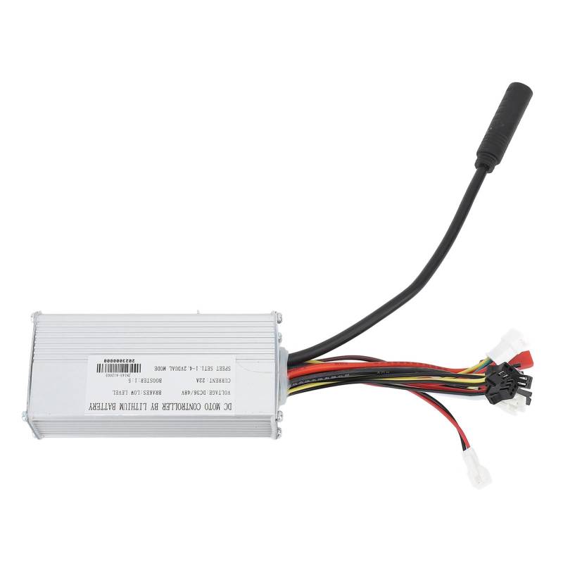 Elektrofahrradcontroller 36 V 48 V Hochleistungsstabile Geschwindigkeit empfindliche Bremslenkung Steuerung Langlebiger Aluminiumlegierschale -Ableitungsdesign für 500 -W von plplaaoo