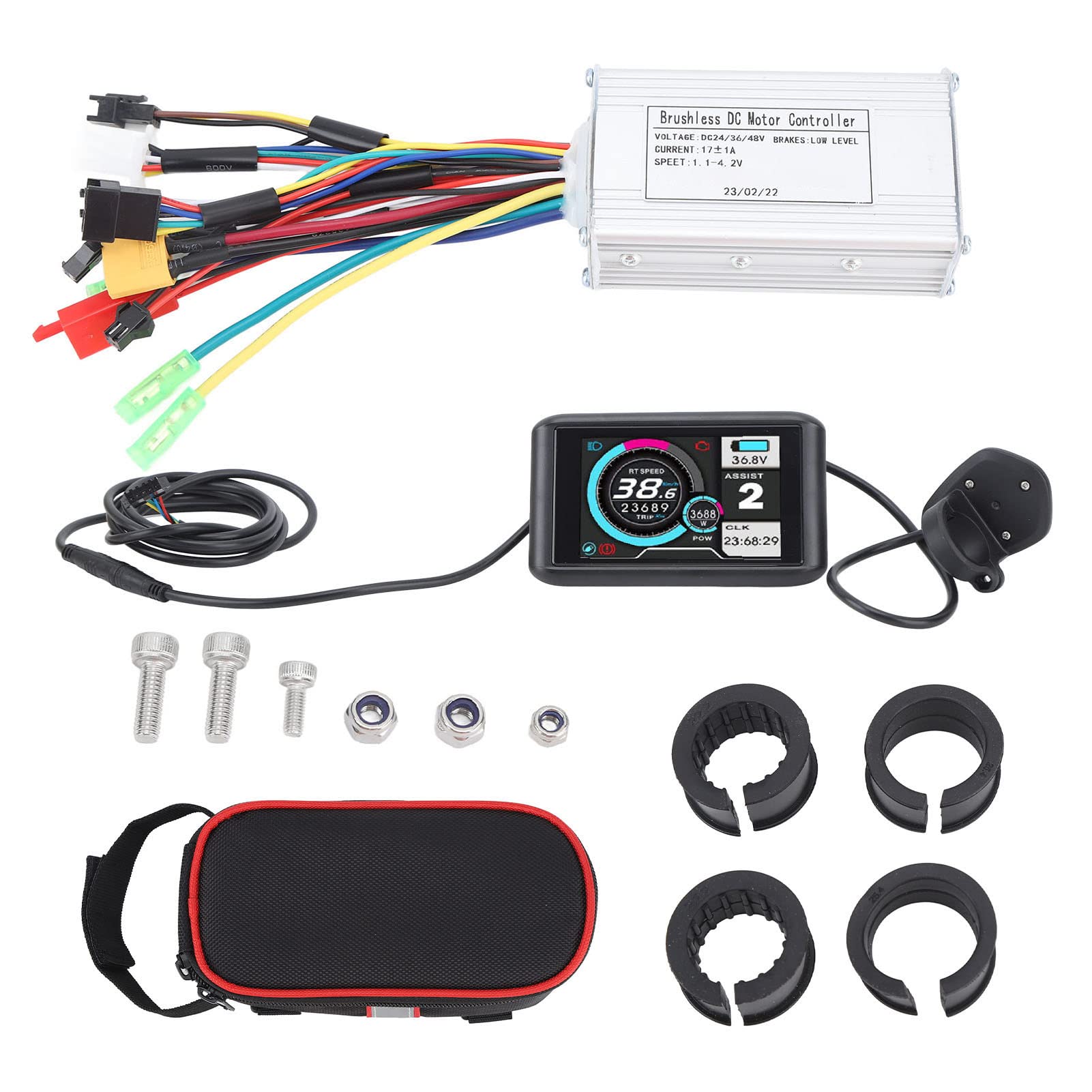 Elektrombike -Konvertierungskit 17A Drei -Modus -Controller UKC1 Panel Controller Beutel Lithium Batterie Nachrüstkit für Elektrofahrräder und Roller Abs Aluminiumlegierung Metall Elektrombike -Konvertierungskit 17A Drei -Modus -Controller UKC1 Panel Controller Beutel Lithium Batterie Nachrüstkit für Elektrofahrräder und Roller Abs Aluminiumlegierung Metall von plplaaoo