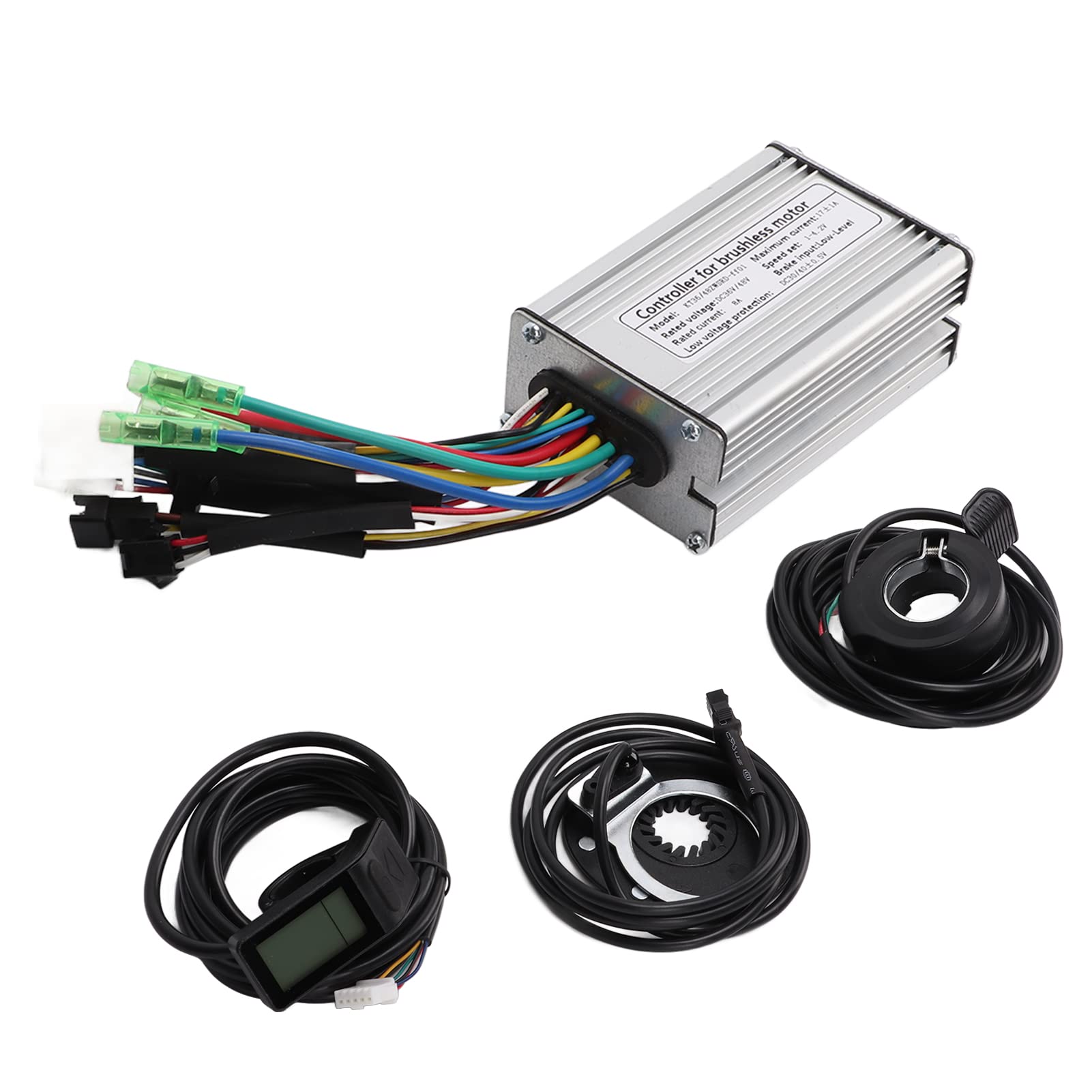 Elektromotor Controller Kit Hochleistung bürstenloser Motor Controller mit KT LCD4 -Display -Panel -Sensor -Drossel für DIY -Elektrofahrräder Aluminiumlegierung Kunststoff 36 V 48 Elektromotor Controller Kit Hochleistung bürstenloser Motor Controller mit KT LCD4 -Display -Panel -Sensor -Drossel für DIY -Elektrofahrräder Aluminiumlegierung Kunststoff 36 V 48 von plplaaoo