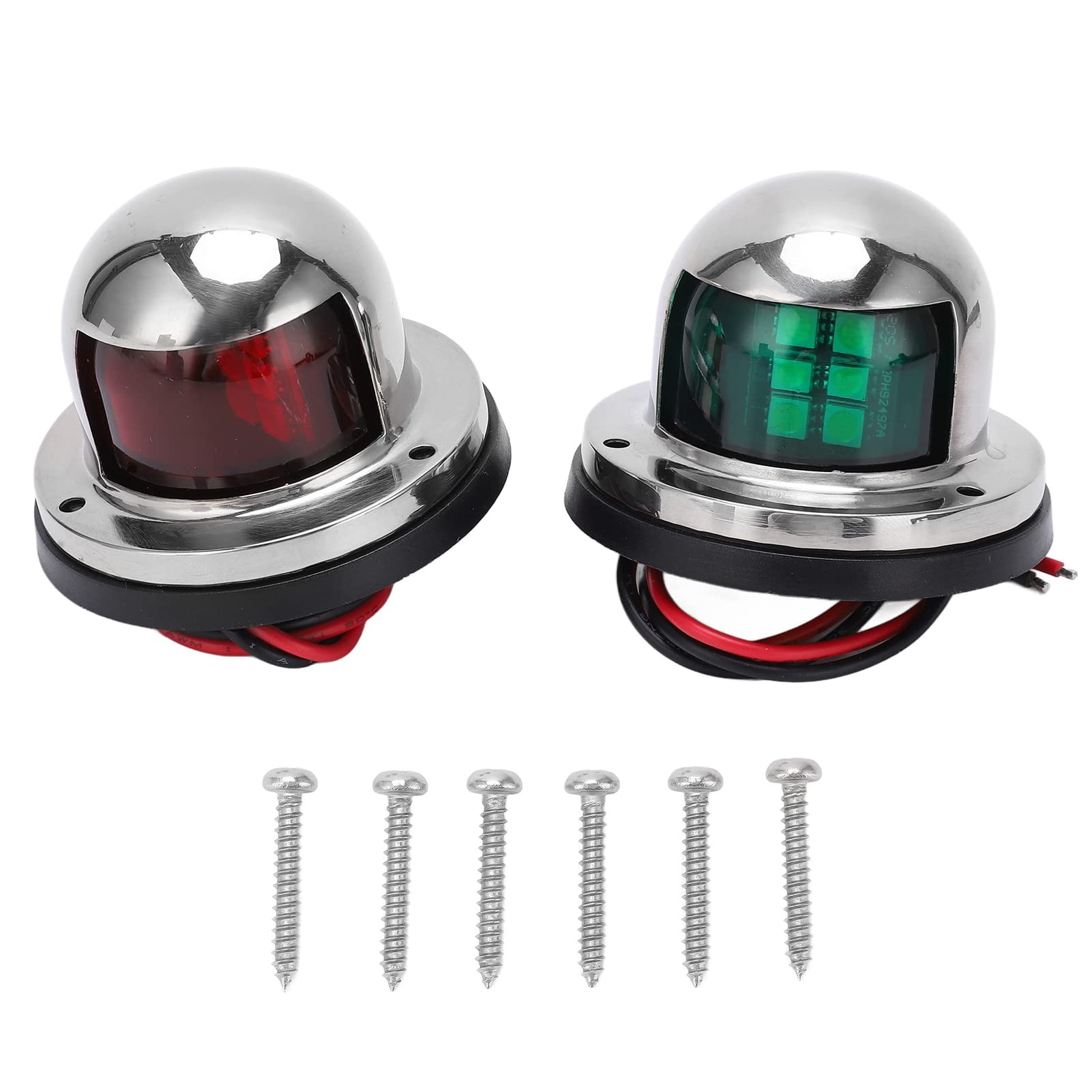 plplaaoo LED Rot Grün Segeln Signal Licht Marine Boot Bogen Navigation Lampe Zubehör 12V 24V plplaaoo LED Rot Grün Segeln Signal Licht Marine Boot Bogen Navigation Lampe Zubehör 12V 24V von plplaaoo