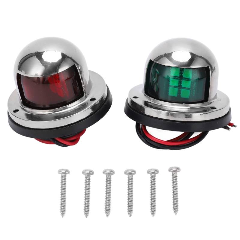 plplaaoo LED Rot Grün Segeln Signal Licht Marine Boot Bogen Navigation Lampe Zubehör 12V 24V von plplaaoo
