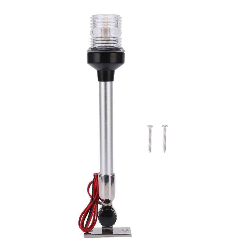 plplaaoo Marine Boot 12 Zoll Klapp 360 ° IP66 Wasserdichte Navigation Alle Runde Licht Segeln Lampe von plplaaoo