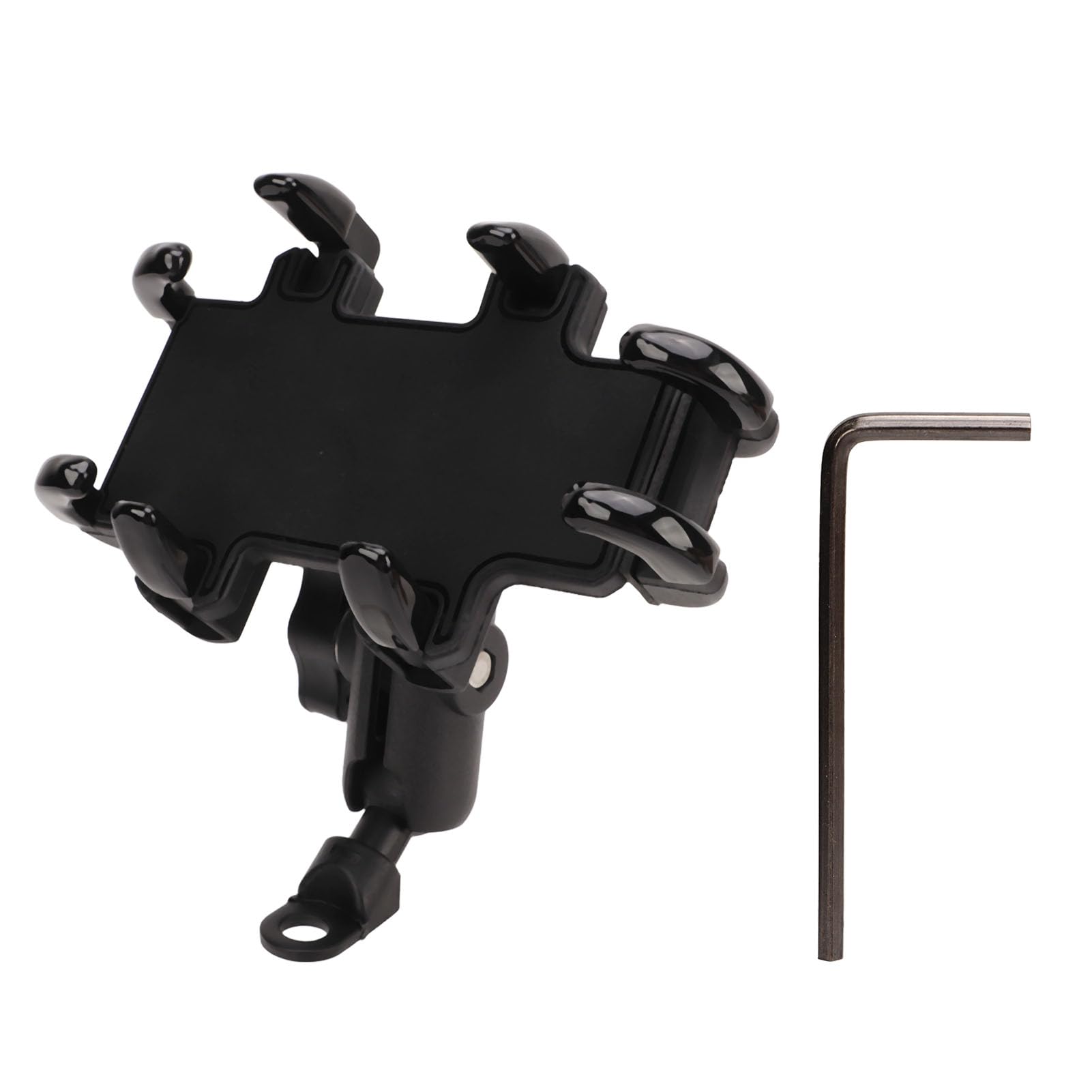 plplaaoo Motorrad Telefon Mount Bike Navigation Bracket Scooter Telefonhalter 360 -Grad -Rotation Aluminiumlegierung Edelstahl Hohe Zähigkeit Nylon Weiche Pve für Motorräder plplaaoo Motorrad Telefon Mount Bike Navigation Bracket Scooter Telefonhalter 360 -Grad -Rotation Aluminiumlegierung Edelstahl Hohe Zähigkeit Nylon Weiche Pve für Motorräder von plplaaoo