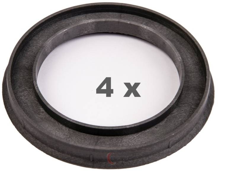 4 Zentrierringe f??r Alufelgen 110.00 mm auf 78.00 mm Kunststoff (110,00/78,00) von pneugo!