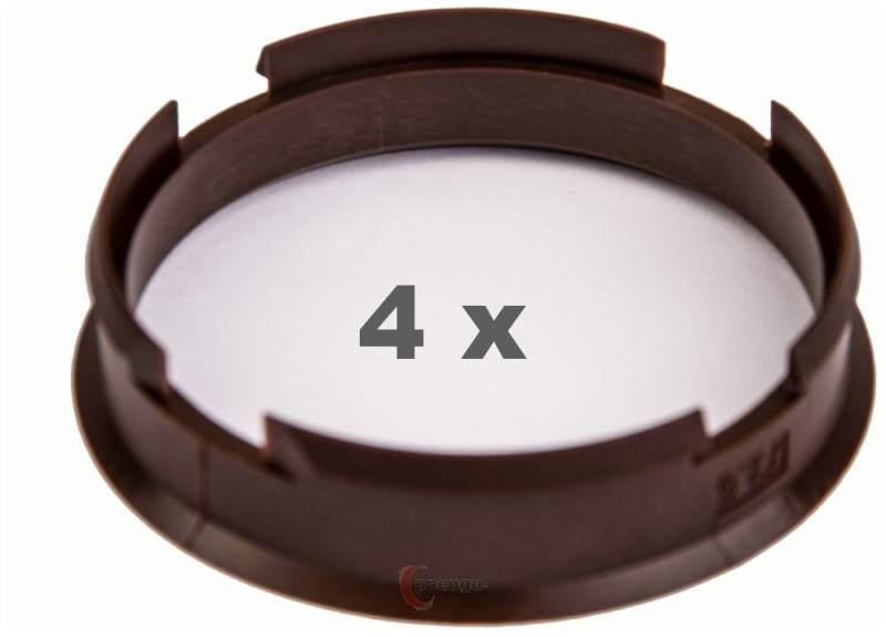4 Zentrierringe f??r Alufelgen 72.60 mm auf 66.60 mm Kunststoff (72,60/66,60) von pneugo!