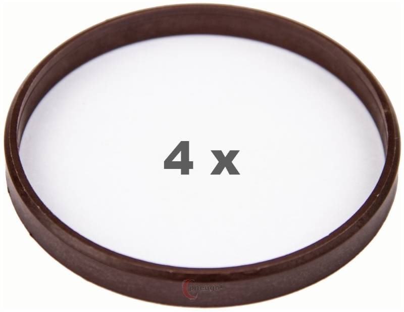 4 Zentrierringe f??r Alufelgen 76.00 mm auf 71.20 mm Kunststoff (76,00/71,20) von pneugo!
