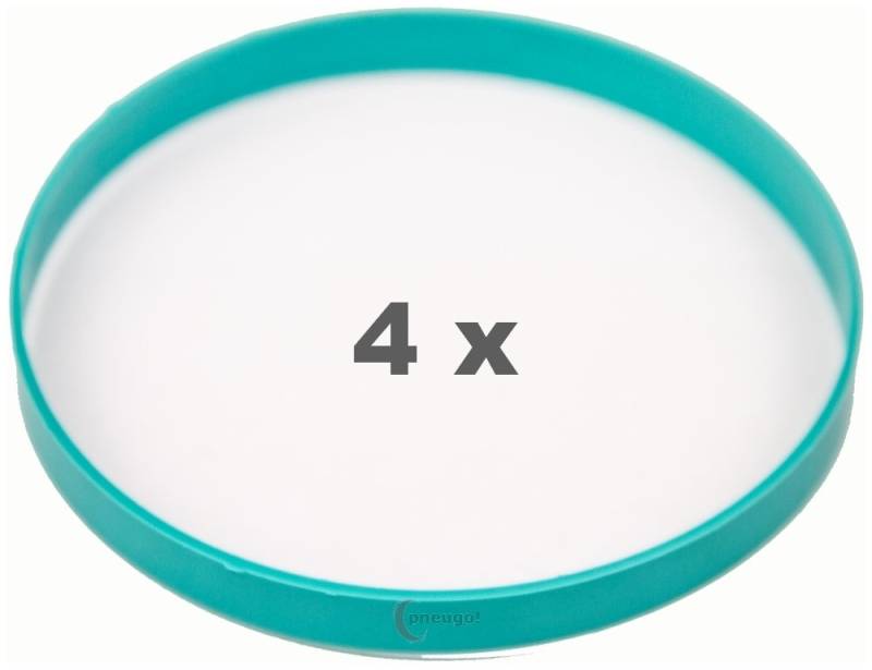 4 Zentrierringe f??r Alufelgen 76.00 mm auf 74.10 mm Kunststoff (76,00/74,10) von pneugo!