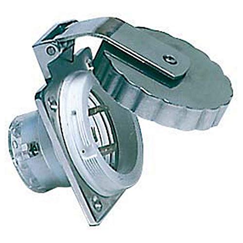 Polyform 14.330.00 Serie Steckdosen mit Stecker, Wasserdicht 30 A, Silber von OSCULATI