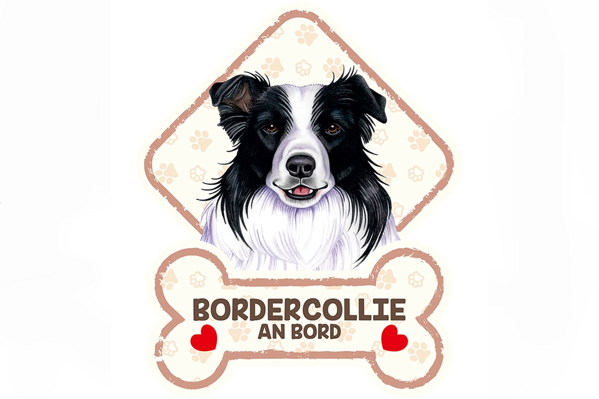 power gift Border Collie - Farbenfrohes Tierschild für Heck oder Seitenscheiben mit Saugnäpfen. Warnschild. Saugnapftafel mit Hunde Abbildung und passenden Text. 07. power gift Border Collie - Farbenfrohes Tierschild für Heck oder Seitenscheiben mit Saugnäpfen. Warnschild. Saugnapftafel mit Hunde Abbildung und passenden Text. 07. von power gift