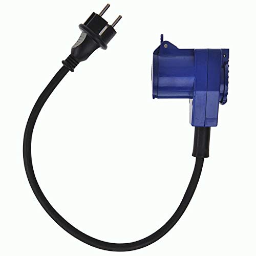 CEE Winkelkupplung Wohnwagen Wohnmobil Caravan 220V + Schuko Steckdose + 50 cm Kabel von pro-Styling design for perfection