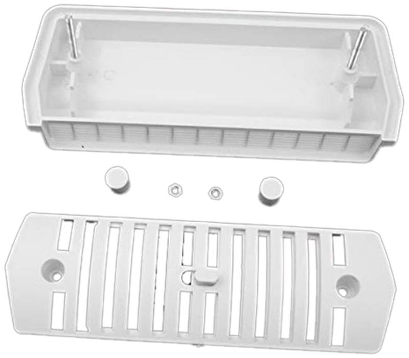 Lüftungsgitter Schiebelüfter Seitenlüfter für Wohnwagen Wohnmobil Caravan Boot weiß Kunststoff 200mm x 75mm von pro-Styling design for perfection