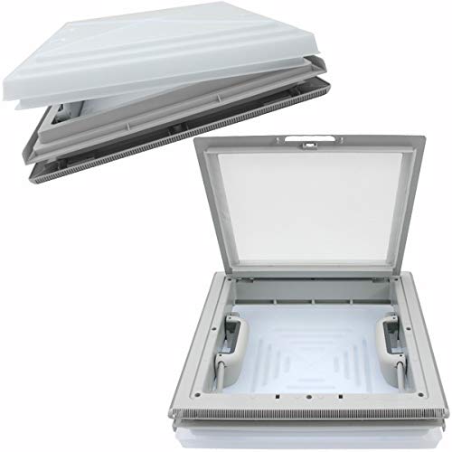 pro-Styling MPK 42 Dachluke Dachfenster Dachhaube 40 x 40 cm Wohnwagen Wohnmobil Caravan grau von pro-Styling