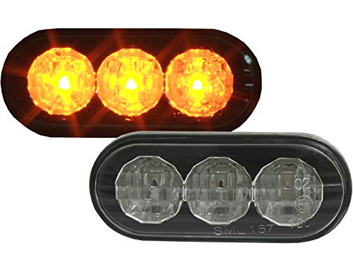 Seitenblinker Blinker für VW Golf 3 Golf 4 Passat 3B 3BG Polo Lupo usw LED schwarz Chrom (A) von pro-Styling
