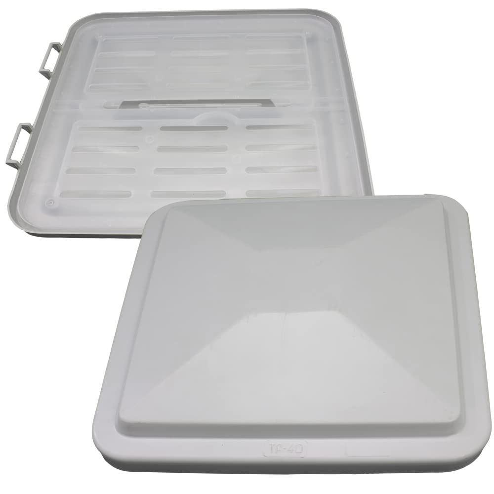 pro-Styling TF40 Dachluke Dachfenster Dachhaube 40x40 cm Wohnwagen Wohnmobil Caravan grau von pro-Styling