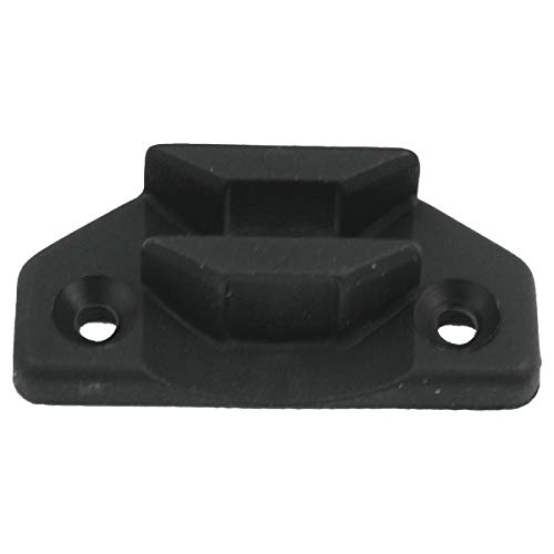 pro-Styling Fenstergriff Verschlussplatte Riegelverschluss Wohnwagen Wohnmobil Caravan Polyplastic schwarz: Länge 50 mm, Breite 22 mm, Dicke 5 mm, Universelle Passform, nicht wasserfest von pro-Styling