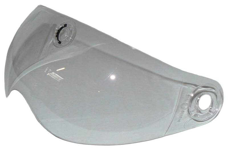 Protectwear Klares Ersatzvisier KURZ für Motorradjethelm H730 / H710 passend für alle Helmgrößen, Transparent von Protectwear