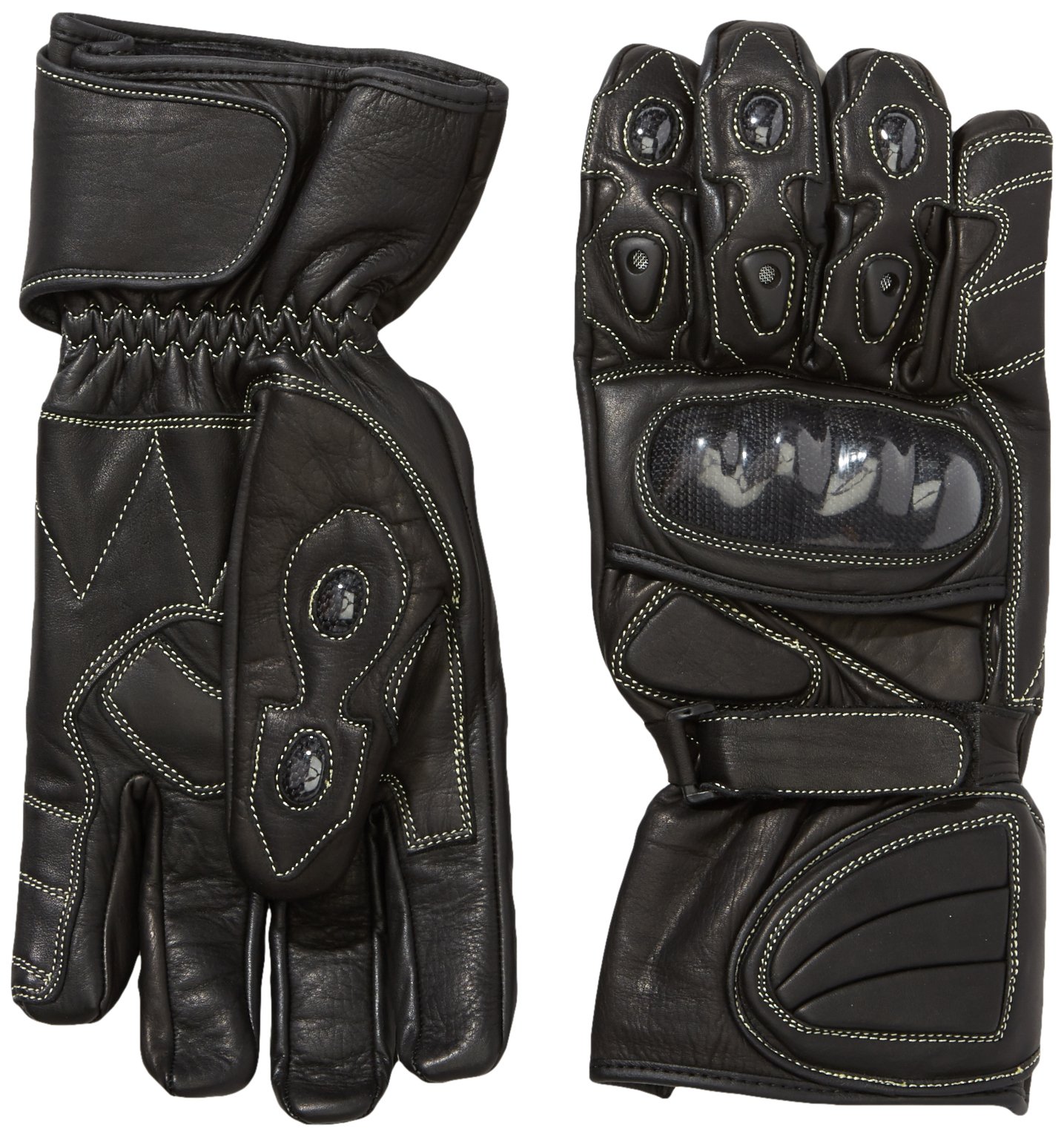 Protectwear Motorradhandschuh aus Leder mit Hartschalenknöchelschutz, Schwarz, M Protectwear Motorradhandschuh aus Leder mit Hartschalenknöchelschutz, Schwarz, M von protectWEAR