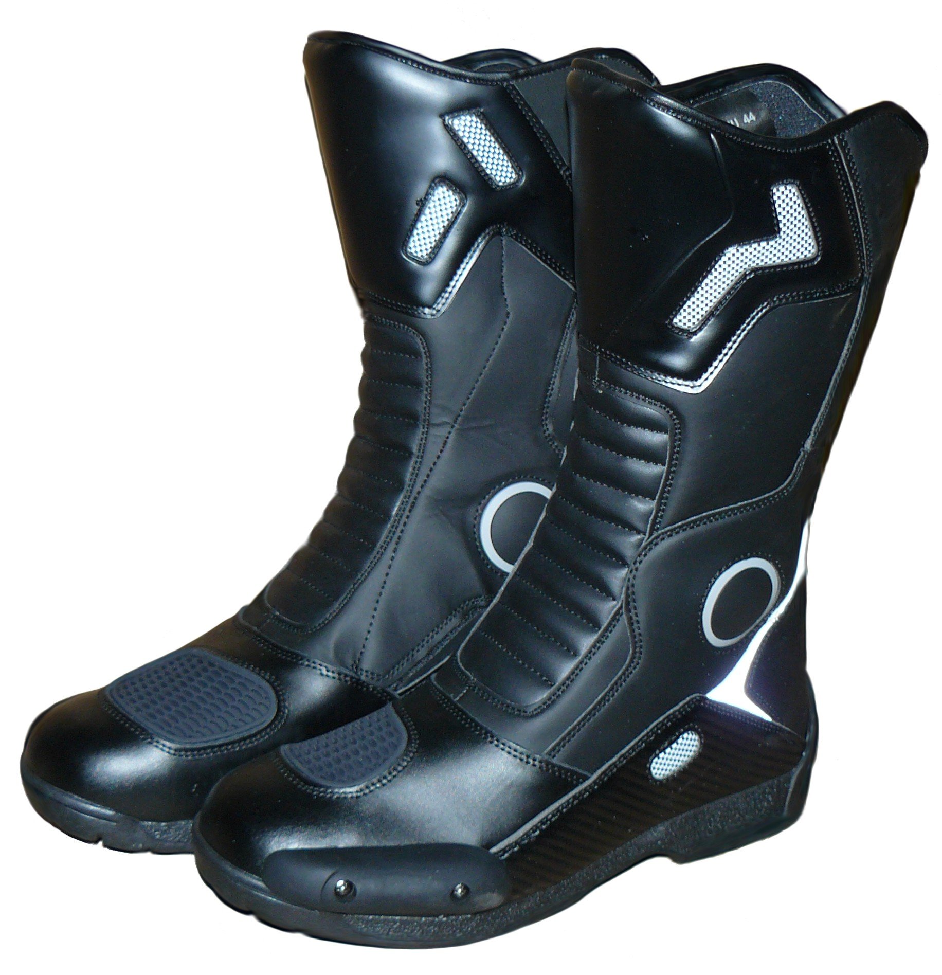 Protectwear Tourenstiefel SB-11026 aus schwarzem Leder u.a. zum Motorradfahren geeignet Größe 44 von protectWEAR