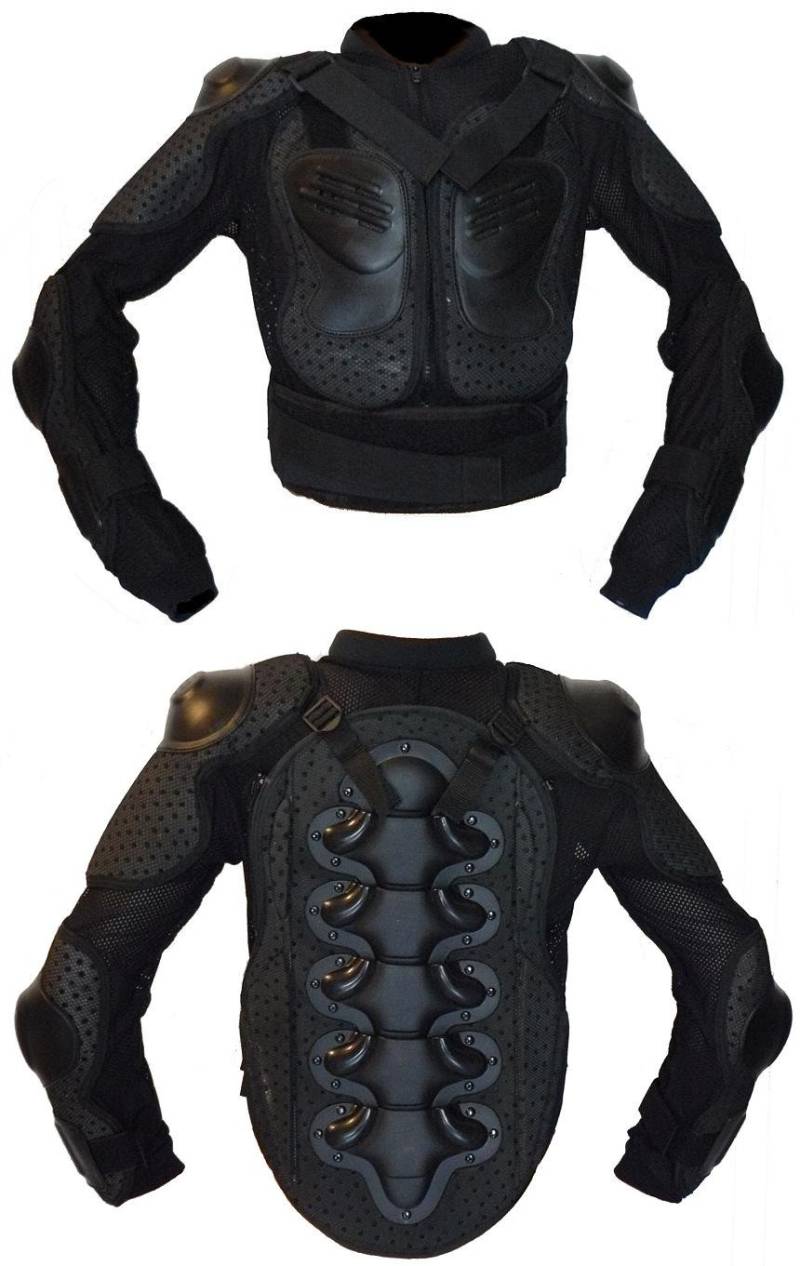 Protectwear PJ-C-S Protektorenjacke Protektorenhemd, Größe : S, Schwarz von Protectwear