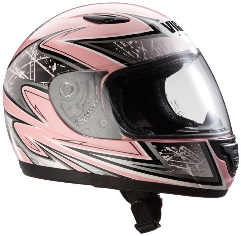 protectWEAR Kinder Motorradhelm pink HL808 - XXXS von protectWEAR
