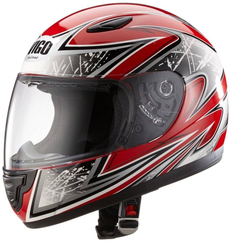 protectWEAR Kinder Motorradhelm rot SA03 von protectWEAR