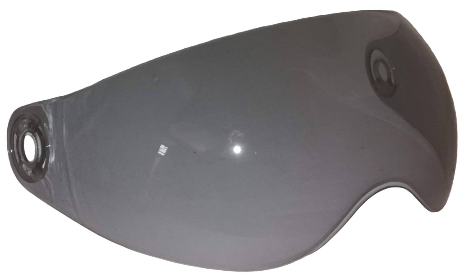 Protectwear Getöntes Ersatzvisier KURZ für Motorradjethelm H730 / H710 passend für alle Helmgrößen, dunkel getönt von protectWEAR