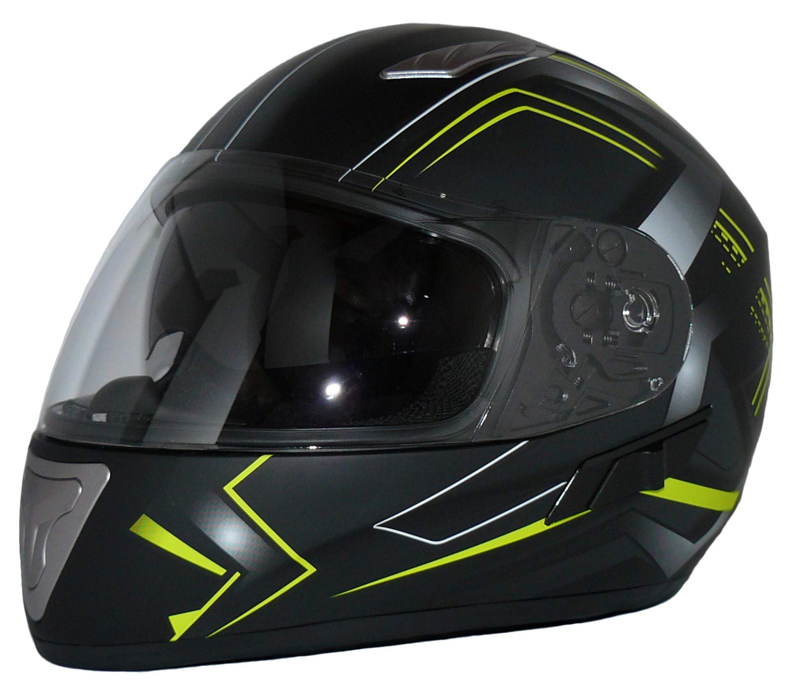 protectWEAR Integralhelm mit Sonnenblende H520-ARROW-GB - Black, Größe L von protectWEAR