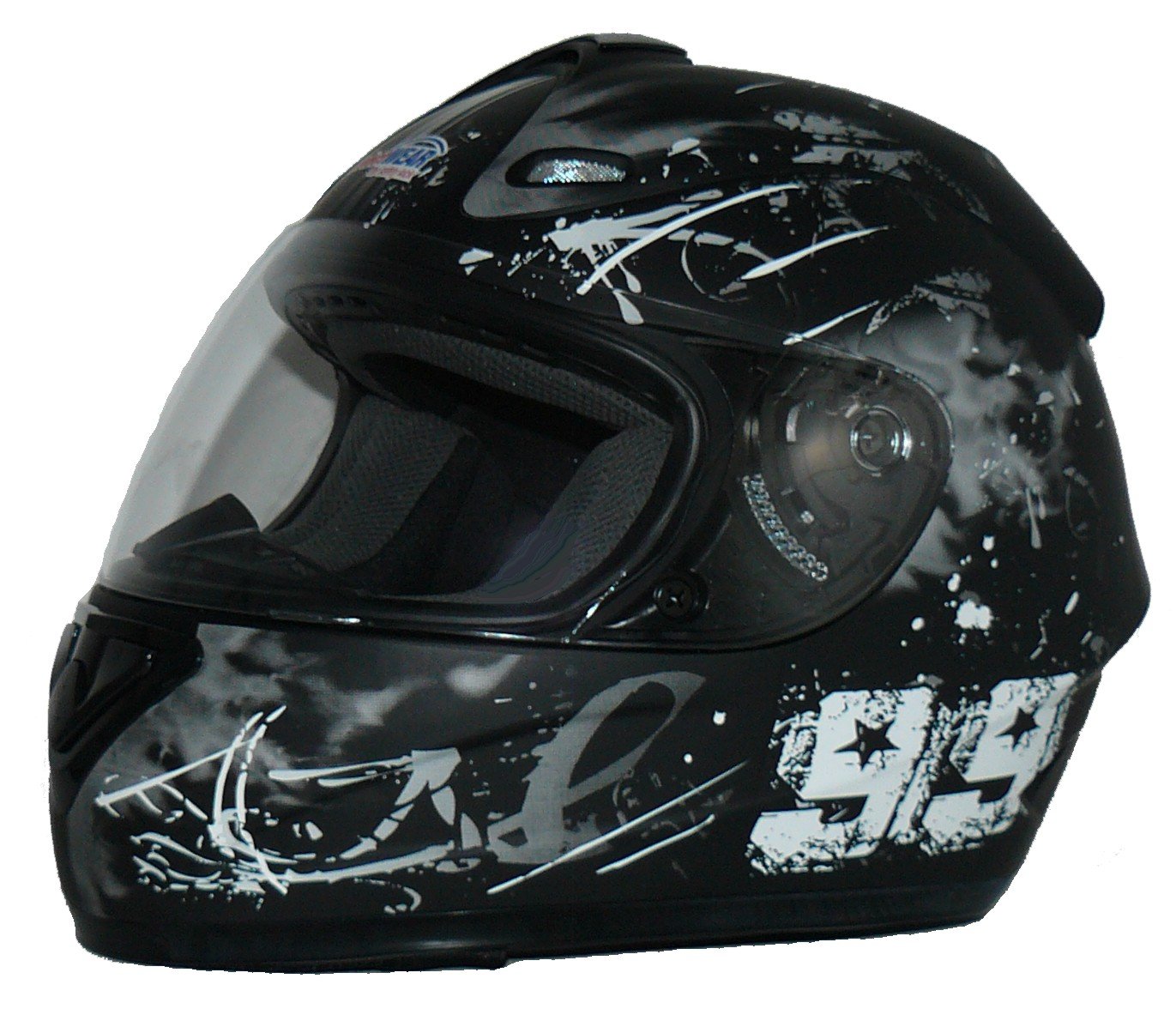 protectWEAR Motorradhelm FS-801-99 schwarz/grau-Gr.M protectWEAR Motorradhelm FS-801-99 schwarz/grau-Gr.M von protectWEAR