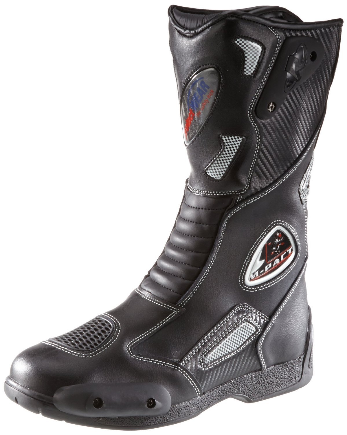 Tourenstiefel aus schwarzem Leder u.a. zum Motorradfahren geeignet Modell SB-03203 Tourenstiefel aus schwarzem Leder u.a. zum Motorradfahren geeignet Modell SB-03203 von protectWEAR