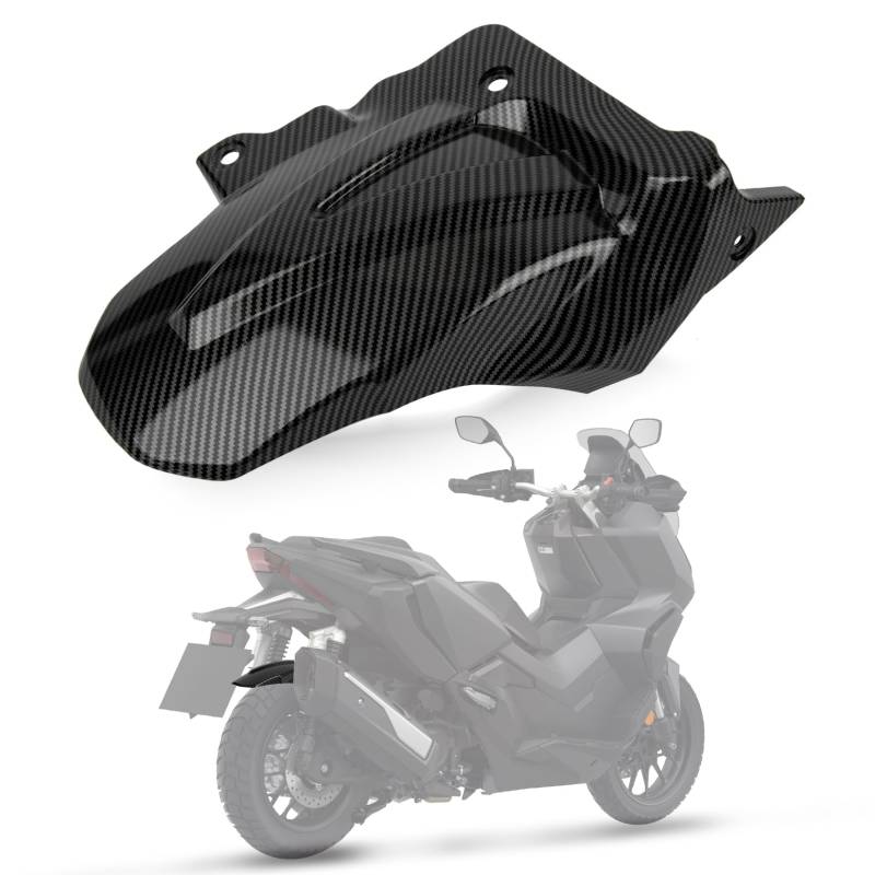 Kotflügel Hinten Schutzblech Spritzschutz für ADV 350 2022 2023 2024 2025,PSLER Kotflügel Spritzschutz Motorradzubehör(Kohlefaser) von PSLER
