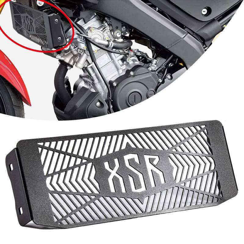 Kühlerschutz für Motorräder für Yamaha XSR-125 / XSR-155 2019 2020 2021 2022 2023, PSLER Kühlergrill Wassertanknetz Schutzgitter Grillabdeckung von PSLER