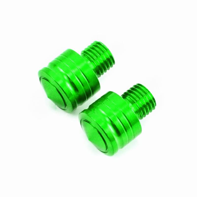 Motorrad Rückspiegel M8 Schraubkappen, PSLER 2Stk 8mm Spiegelhalter-Schrauben für die meisten Motorräder CNC Aluminium Ersatz-Zubehör(2 x Im Uhrzeigersinn) von PSLER