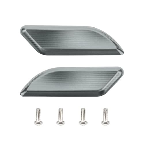 Motorrad Rückspiegel Sockel für Superbike PANIGALE 1299 959 899 V2 V4 2015-2021, PSLER Seitenspiegel Wind Wings Base Ersatzkappe Motorrad Zubehör(Titan) von PSLER