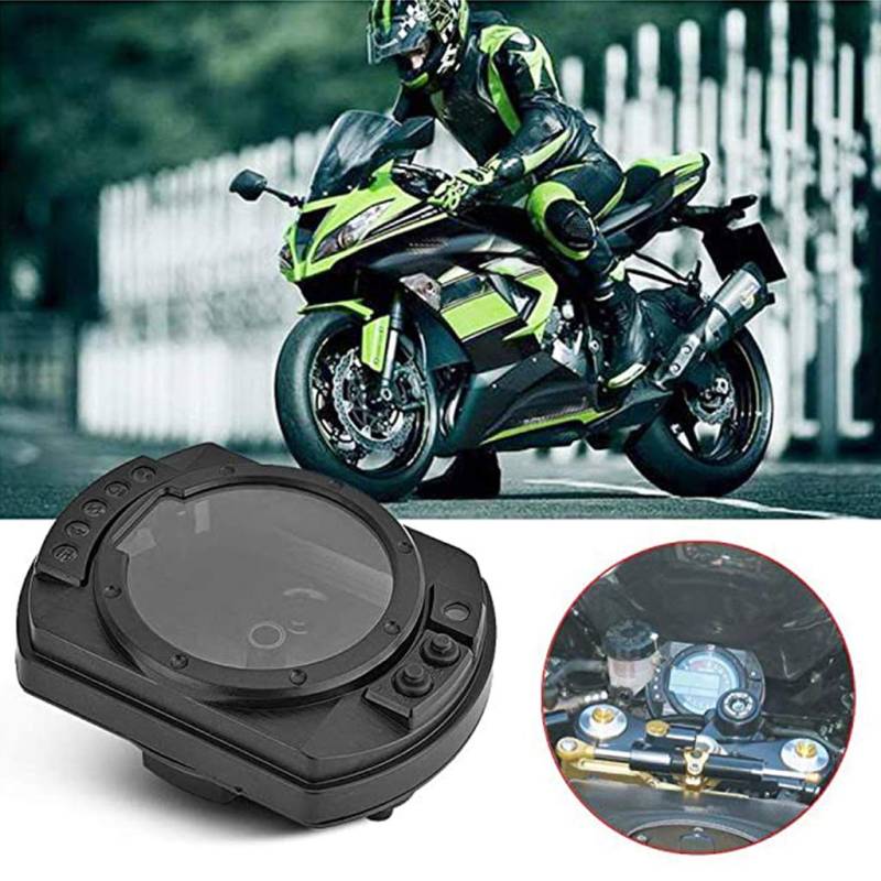 Motorrad-Tachometer Tachometer Abdeckung für Kawasaki Z750 Z1000 2003–2006 ZX10R 2004–2005 Kawasaki Ninja ZX6R 636 2003–2006 von PSLER