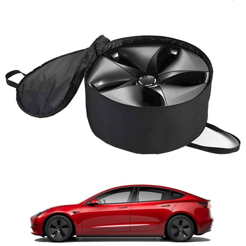 PSLER 18” 19” Auto Wasserdicht Aero Radabdeckung Tragetasche Protector für Modell 3 2017 2018 2019 2020 2021 2022 2023 von PSLER