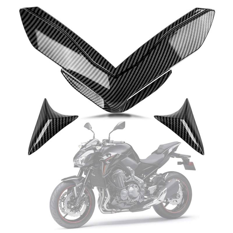 PSLER® Motorrad-Frontverkleidung Nasenabdeckung für Z900 2017-2019 (Kohlenstoff) von PSLER