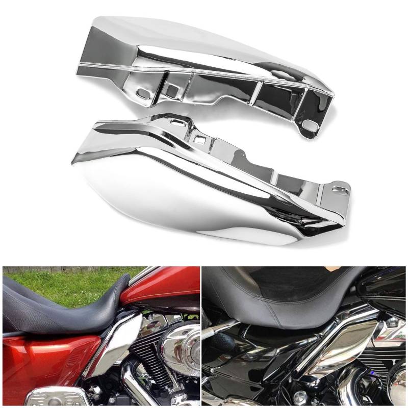 Motorrad Luft Wärmeabweiser Mid-Frame-Luftabweiser, PSLER Hitzeschild Hitzebeständige Platte für Harley Road King Street Glide Road Glide Electra Glide für Meisten Touring und Trike Modelle 2009-2016 von PSLER