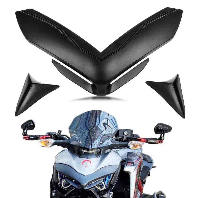 PSLER® Motorrad Frontverkleidung Nasenabdeckung für Z900 2017-2019 (Schwarz) von PSLER
