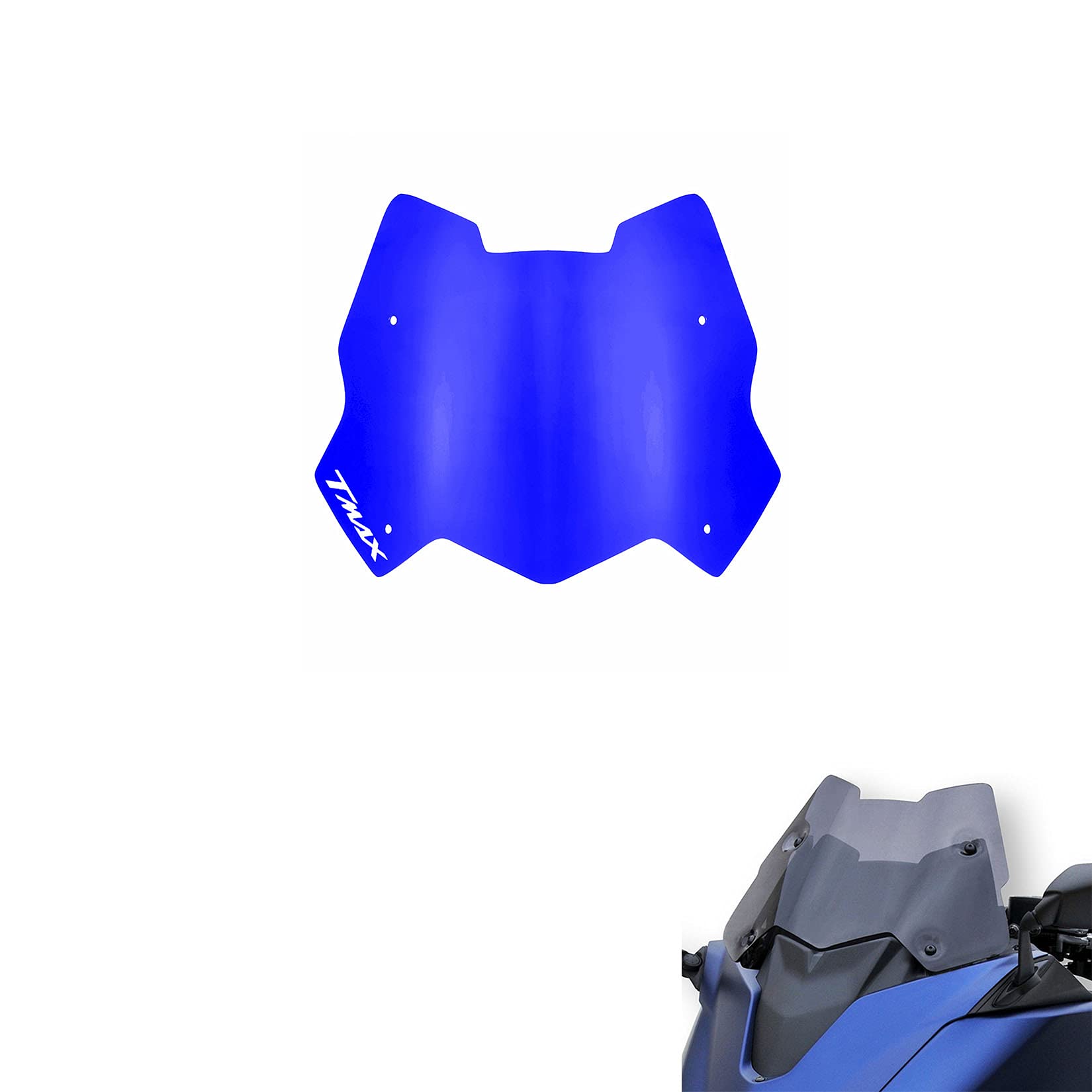 PSLER® Motorrad Windschutzscheibe Anwendbare Modelle Yamaha TMAX 530 SX DX 2017 (Blau) von PSLER