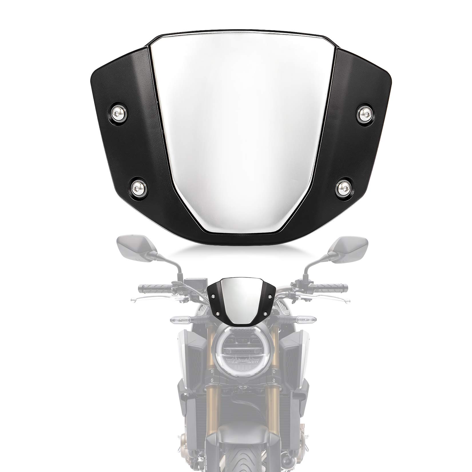 Motorrad Windschutzscheibe Shield Wind Screen Windschutzscheibe für CB1000R 2018 2019 2020 2021 von psler