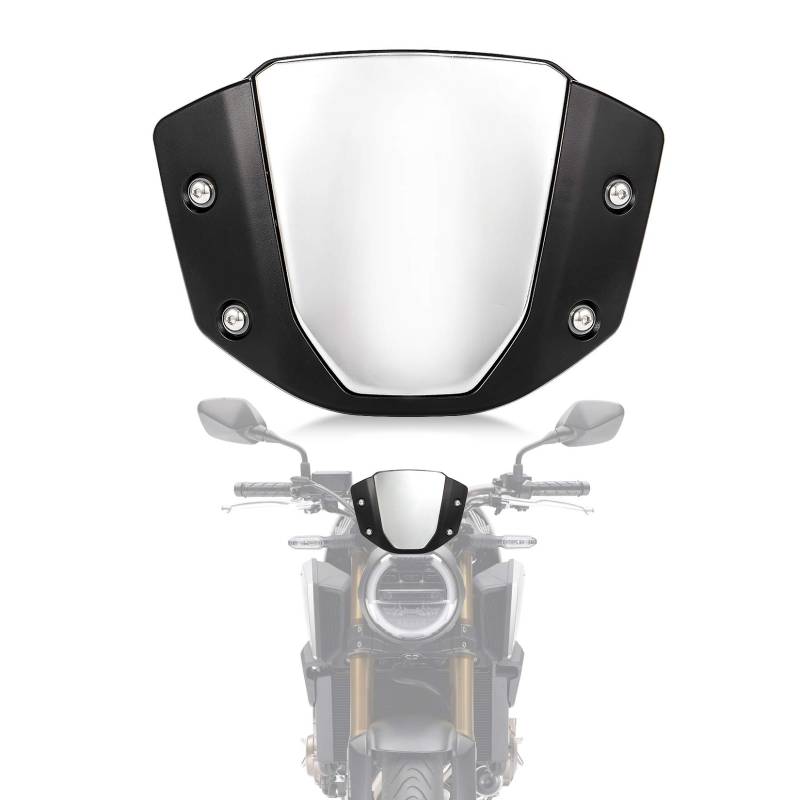 Motorrad Windschutzscheibe Shield Wind Screen Windschutzscheibe für CB1000R 2018 2019 2020 2021 von PSLER