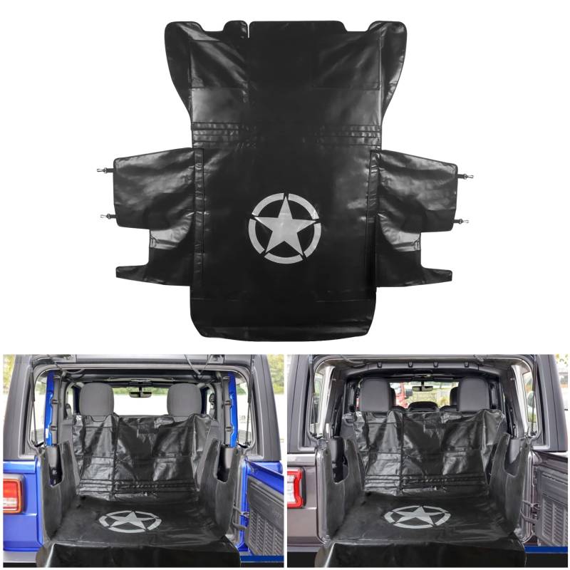 PSLER ® Kofferraumabdeckung Lagerung für Wrangler JK 2007-2017 and für Wrangler JL 2018-2023 von PSLER