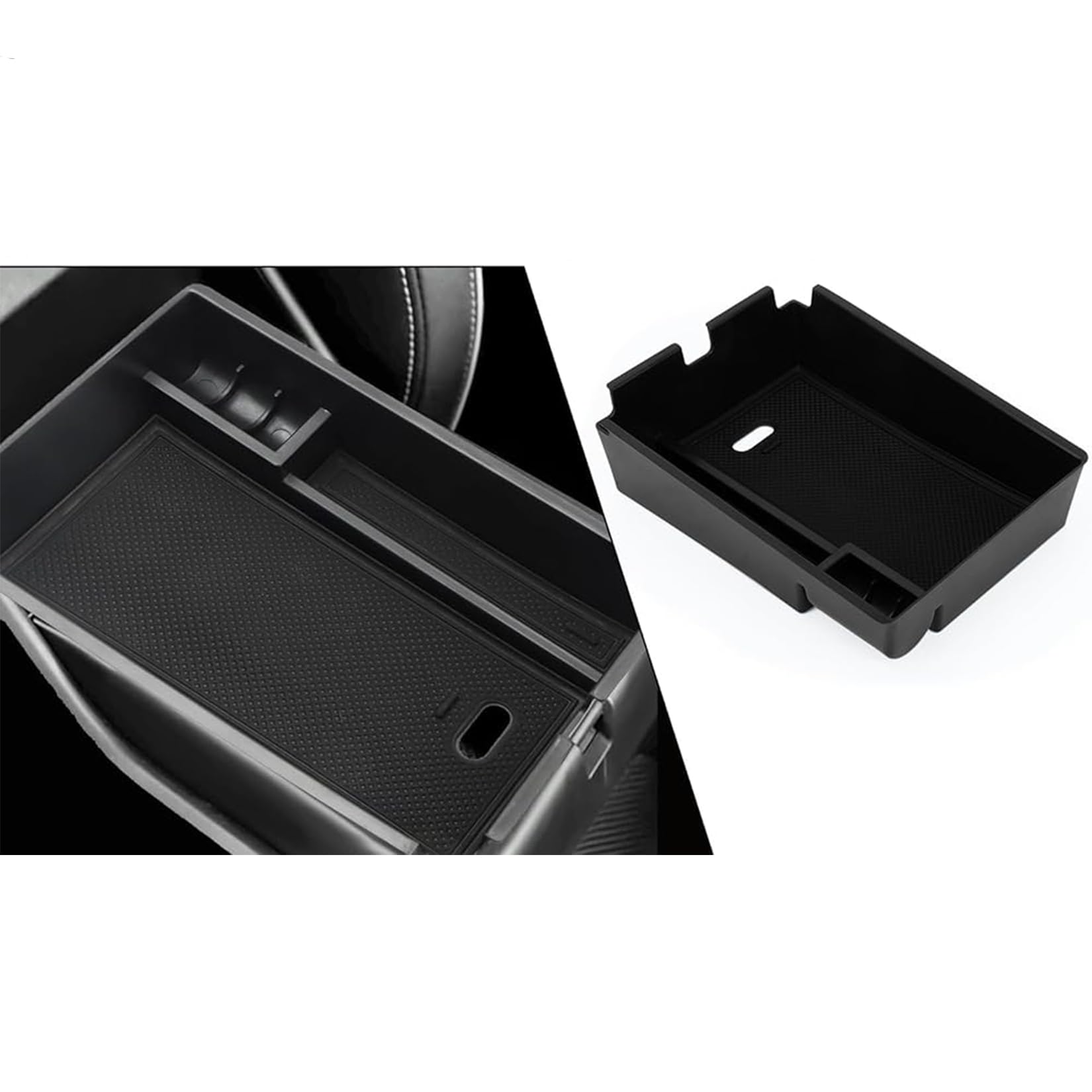 PSLER Auto Mittelkonsole Armlehne Sekundäres Organizer Tablett für Kia Sportage NQ5 EX/LX/SX/X-Line 2022 2023 2024, Auto-Multifunktions-Staufach Organizer Innenraum Zubehör von PSLER