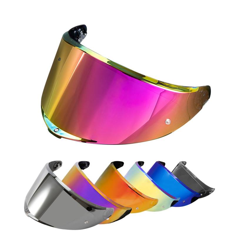 PSLER Helmvisier für K6 K6s, Helmgesichtsschutz Getöntes Visier Motorradhelm Zubehör Ersatz für K6 K6s(Dunkel Rosarot) von PSLER