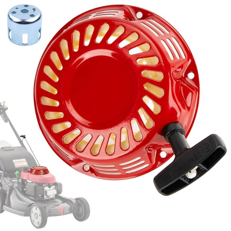 PSLER GX160 Seilzugstarter-Baugruppe für GX120 GX200 GX140 5.5HP 6.5HP Rücklaufstarter für Rasenmäher Ersatz Mit Starterbecher Seilzugstarter 5.5HP von PSLER