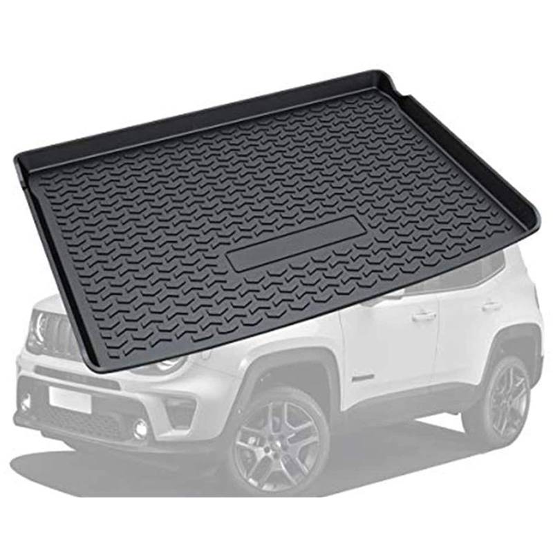 Psler Auto Allwetter Wasserdicht Protector Pad Hinten Cargo Liner Trunk Kofferraummatte für Renegade 2014-2022 von PSLER