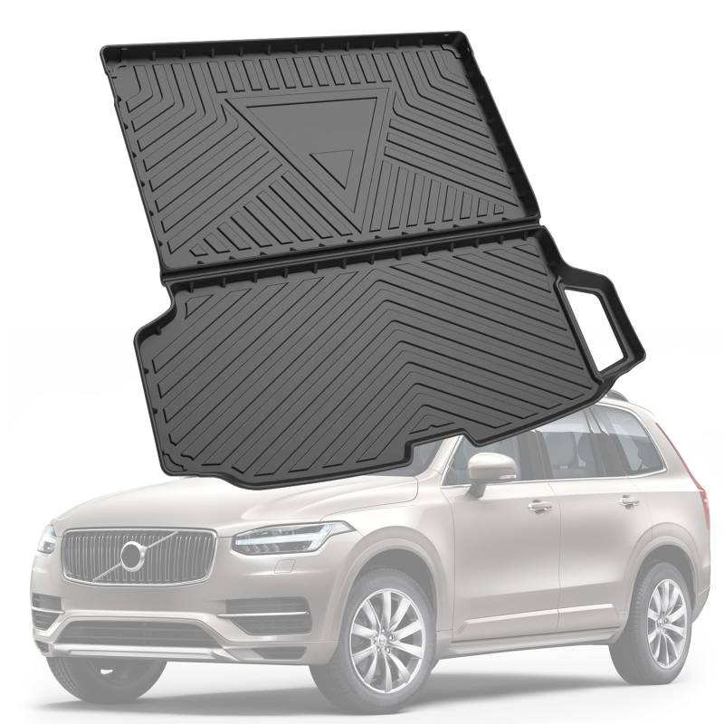 Psler Auto Allwetter Wasserdicht Protector Pad Hinten Cargo Liner Trunk Kofferraummatte für XC90 2015-2023 von PSLER