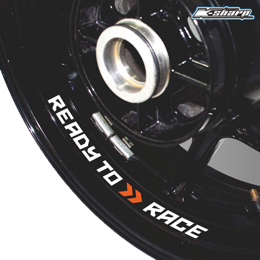 psler Motorrad Reifen Reflektierende Aufkleber Felgenaufkleber für READY TO RACE psler Motorrad Reifen Reflektierende Aufkleber Felgenaufkleber für READY TO RACE von PSLER