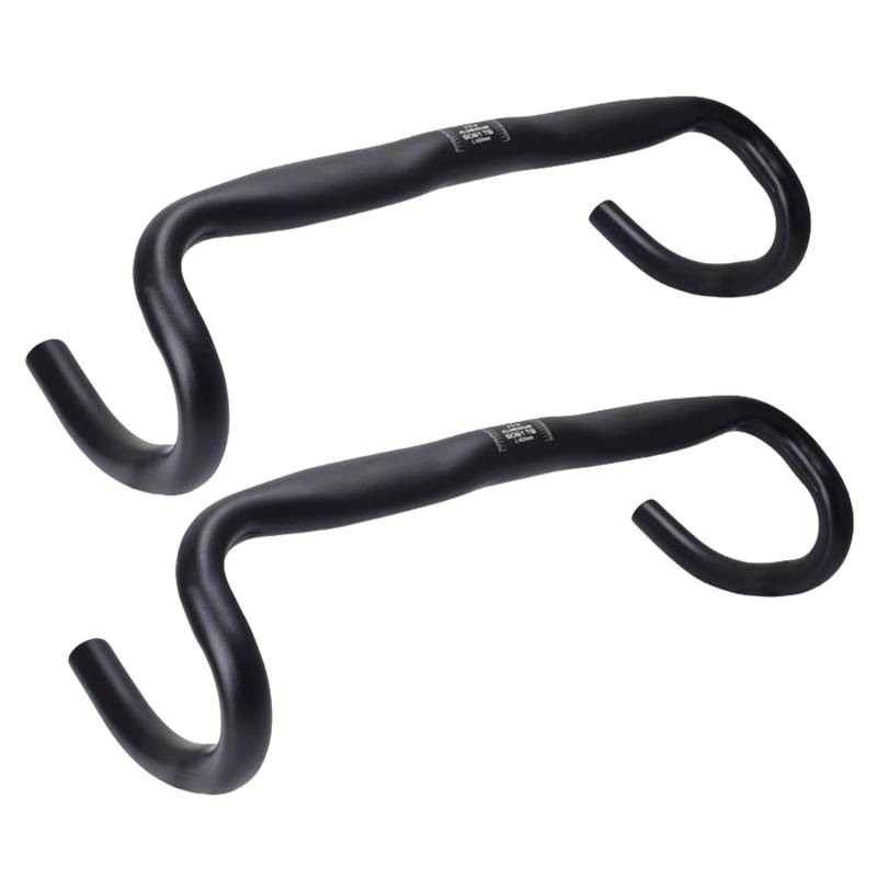 Gebogener Lenker für Rennräder, Ausgestellte, Aluminiumlegierung, fester Gang, gebogene Stange, Fahrräder, Rennräder, Fallstange von pumpumlia